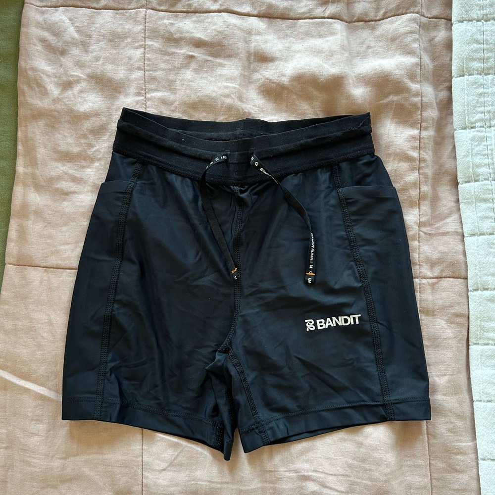 Bandit Stamina 5" Compression Shorts — black, size small